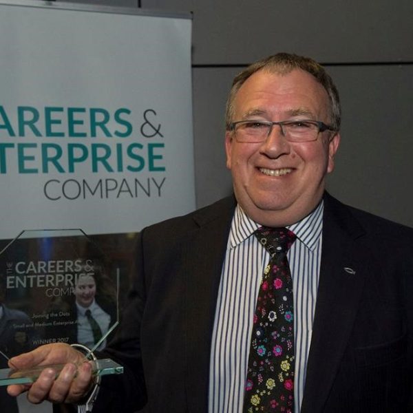 Ali Carnegie, Managing Director of Total Energy Solutions with Mentor+ award